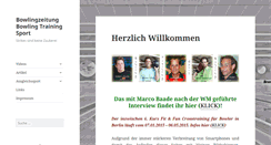 Desktop Screenshot of bowling-training.de